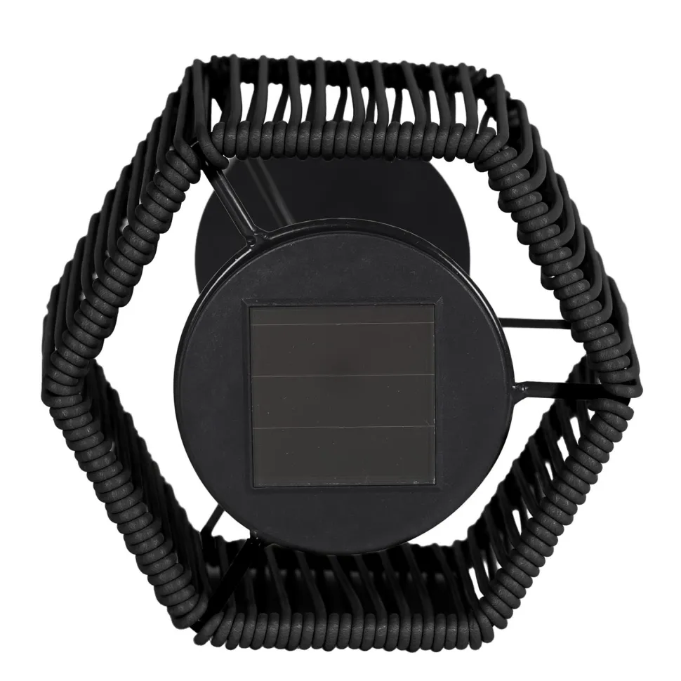 Lampa stołowa Merrill solarna czarna