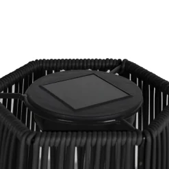 Lampa stołowa Merrill solarna czarna