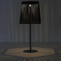 Lampa stołowa Merrill solarna czarna