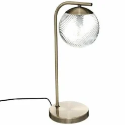 Lampa stołowa Mordoré okrągła szklana