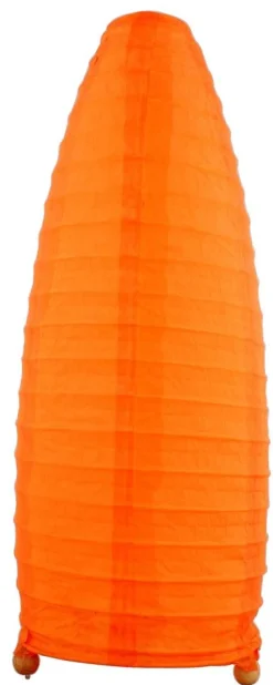Lampa stołowa Papirus lampka papierowa pomarańczowa 40W E14