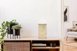 Lampa stołowa Perla 15x15x25 1x40W E14  beż