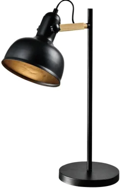 Lampa stołowa Reno czarny 1x40W E27  klosz czarny