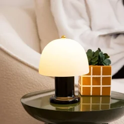 Lampa stołowa Rick LED 21 cm czarna