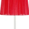 Lampa stołowa Rifasa 1x40W E14 czerwona