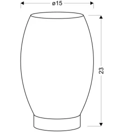 Lampa stołowa Venus lampa gabinetowa  1x60W E27 biały