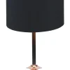 Lampa stołowa Violino 1x40W E14 czarny