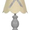 Lampa stołowa Whilma lampka 1x40W E14  szary