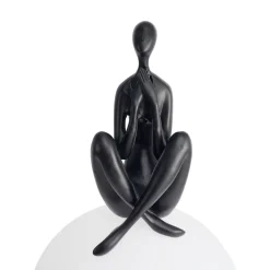 Lampa stołowa WOMAN-3 czarna 35 cm