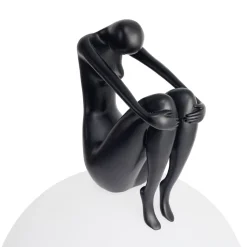 Lampa stołowa WOMAN-2 czarna 35 cm