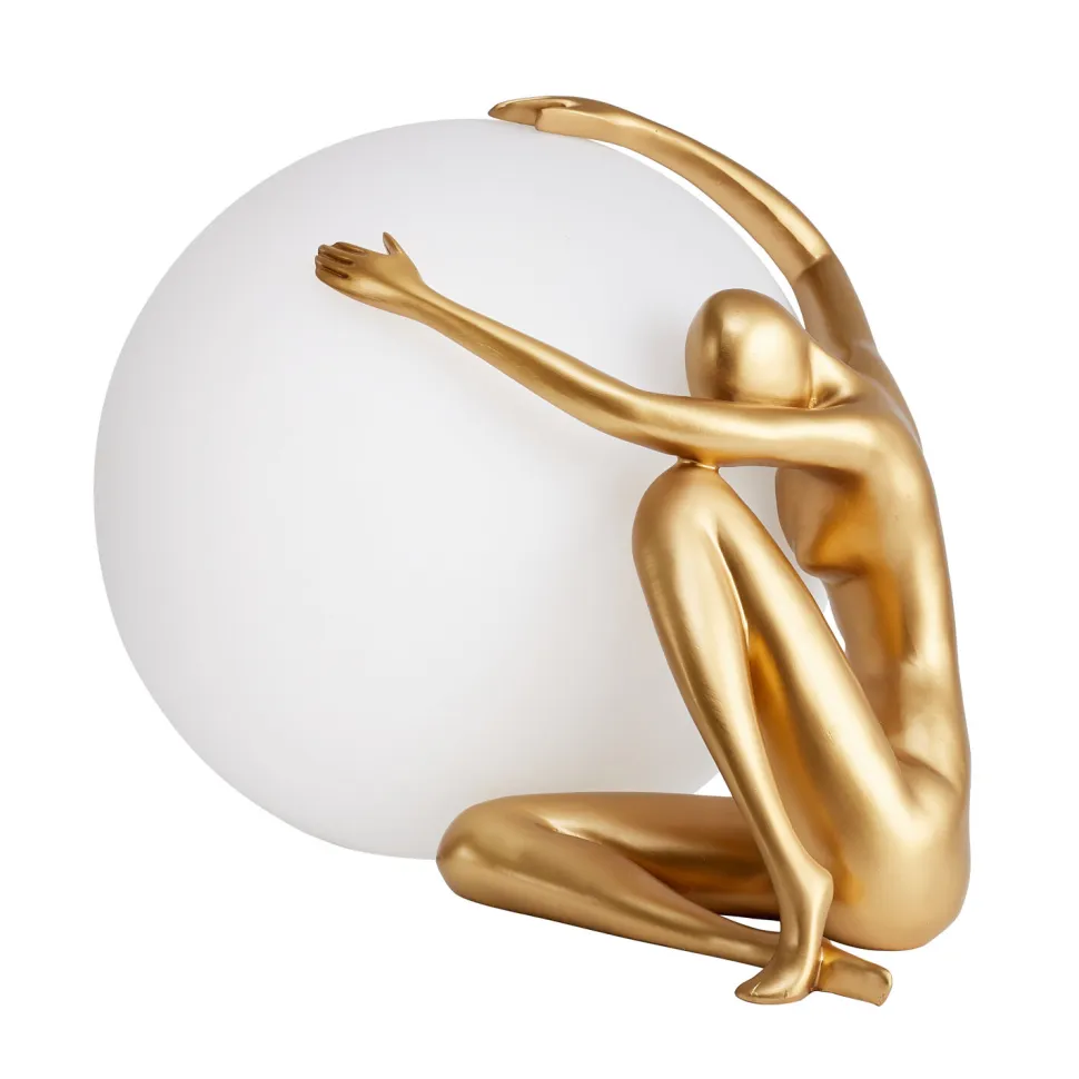 Lampa stołowa WOMAN-1 złota 47 cm