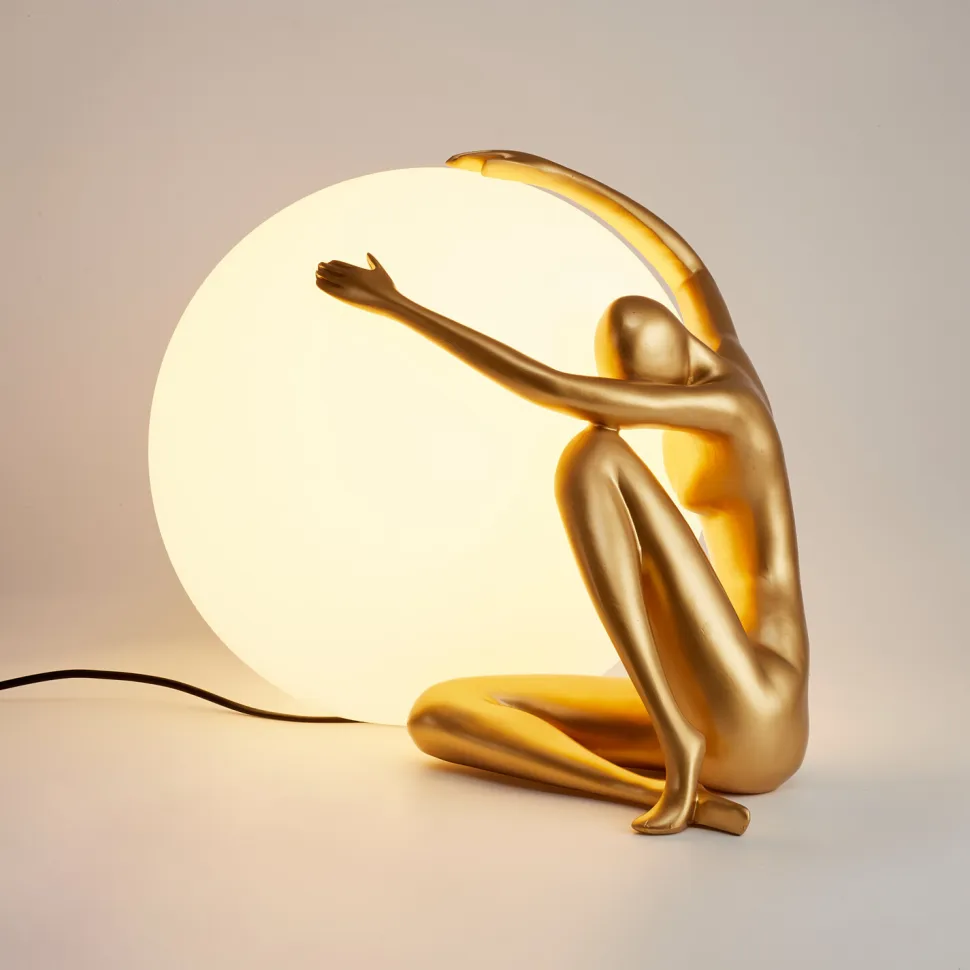 Lampa stołowa WOMAN-1 złota 47 cm