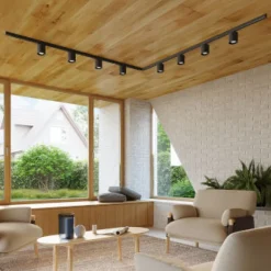 Lampa sufitowa, 8 punktowa, system szynowy 3 fazowy, ORBIS