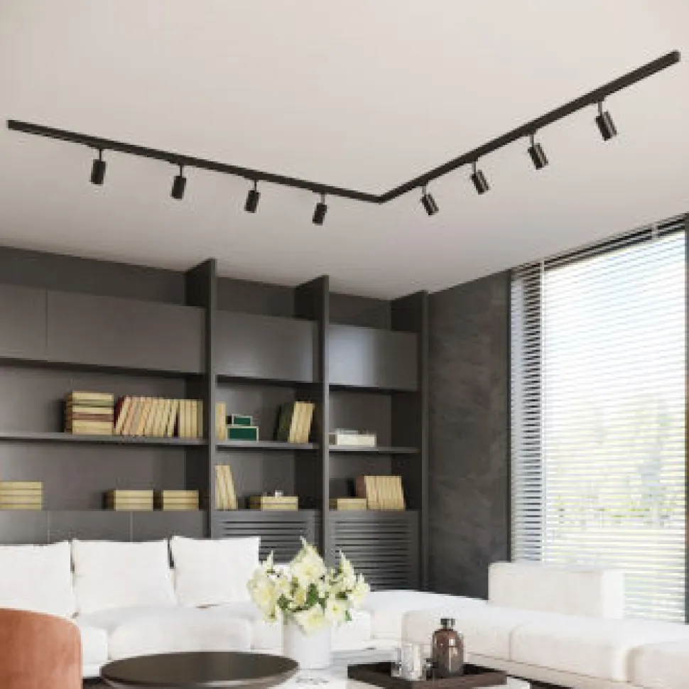 Lampa sufitowa, 8 punktowa, system szynowy 3 fazowy, RING