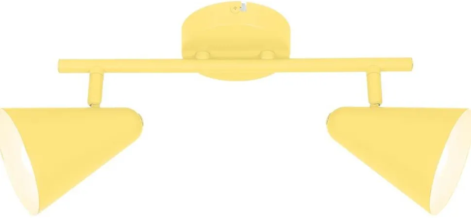 Lampa sufitowa Amor listwa 2x40W E14 bananowy