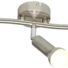 Lampa sufitowa Arc listwa 3x40W E14  satyna nikiel