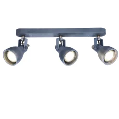 Lampa sufitowa Ash listwa 3x40W GU10  szary mat