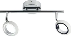 Lampa sufitowa Aurelion listwa 2x4W LED chrom 3000K