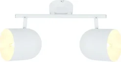 Lampa sufitowa Azuro listwa 2x40W E27 biały