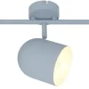 Lampa sufitowa Azuro listwa 3x40W E27  szary mat