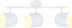 Lampa sufitowa Azuro listwa 3x40W E27 biały