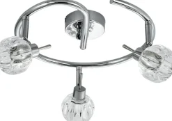 Lampa sufitowa Bombola spirala 3x40W G9  chrom bez żarówek