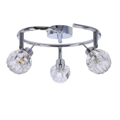 Lampa sufitowa Bombola spirala 3x40W G9  chrom bez żarówek