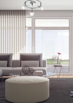 Lampa sufitowa Bombola spirala 3x40W G9  chrom bez żarówek