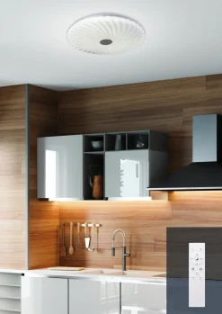 Lampa sufitowa Calipso plafon 24W LED  38,5 cm zmienna barwa i jasność z pilotem