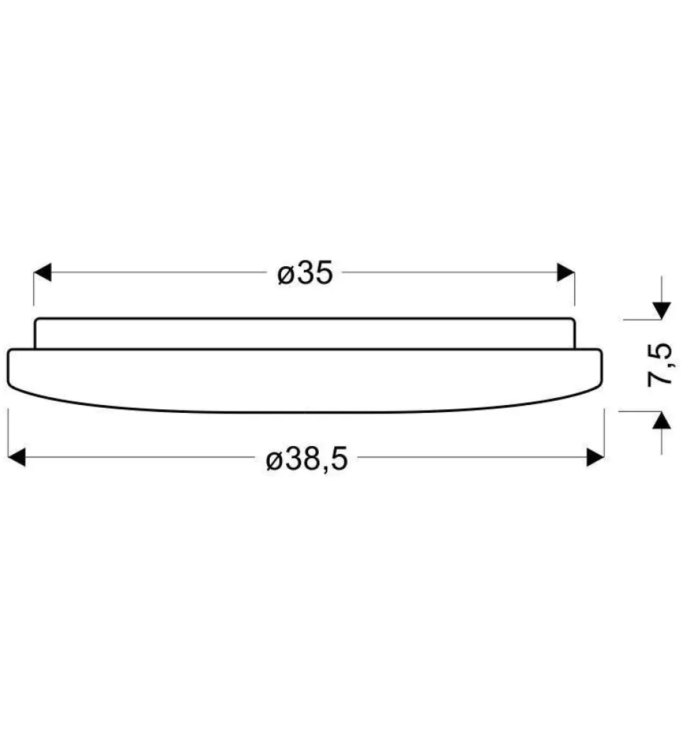 Lampa sufitowa Calipso plafon 24W LED 38,5 cm zmienna barwa i jasność z pilotem