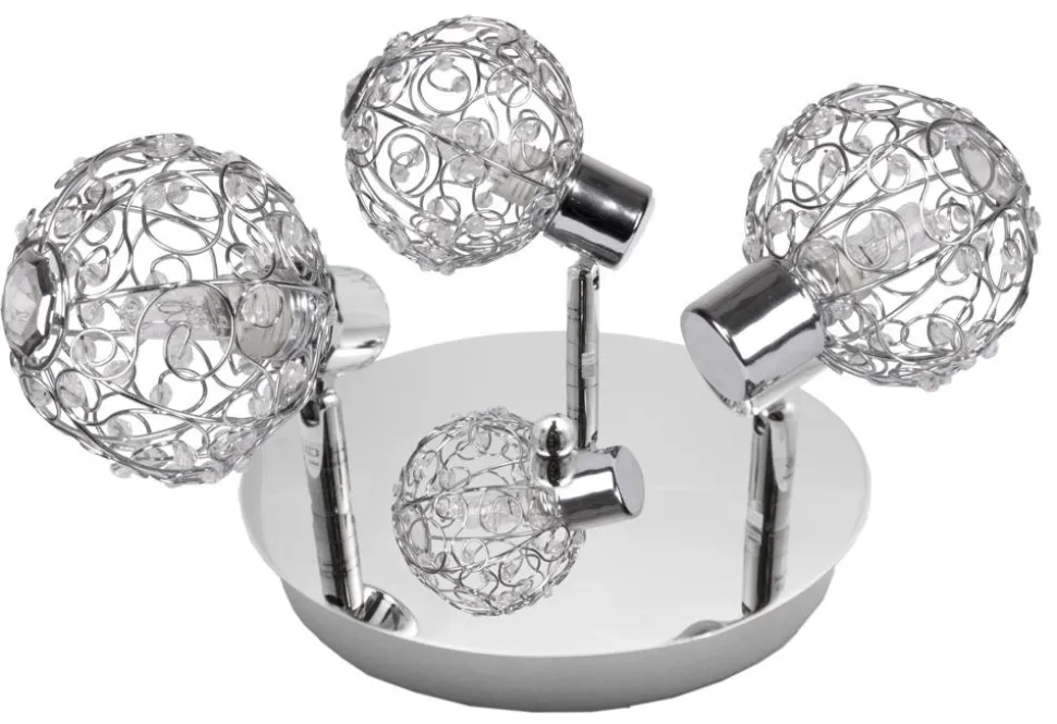 Lampa sufitowa Collar plafon 3x40W G9 chrom