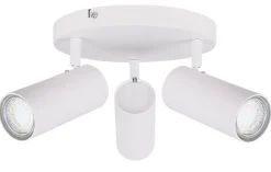 Lampa sufitowa Colly plafon biały 3x15W GU10 klosz biały