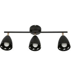 Lampa sufitowa Coty listwa 3x40W E14  czarny