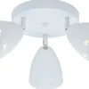 Lampa sufitowa Coty plafon 3x40W E14 biały mat