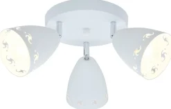 Lampa sufitowa Coty plafon 3x40W E14 biały mat