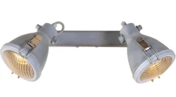 Lampa sufitowa Crodo listwa 2x40W E14  szary