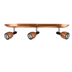 Lampa sufitowa Cross listwa 3x50W GU10  miedziany
