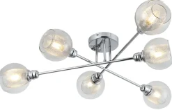 Lampa sufitowa Dixy 6x40W E14 chrom