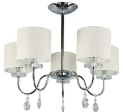 Lampa sufitowa Estera 5x40W E14 chrom