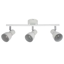 Lampa sufitowa Fido listwa 3x40W E14  biały+chrom