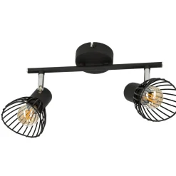 Lampa sufitowa Fly listwa 2x40W E14 czarny