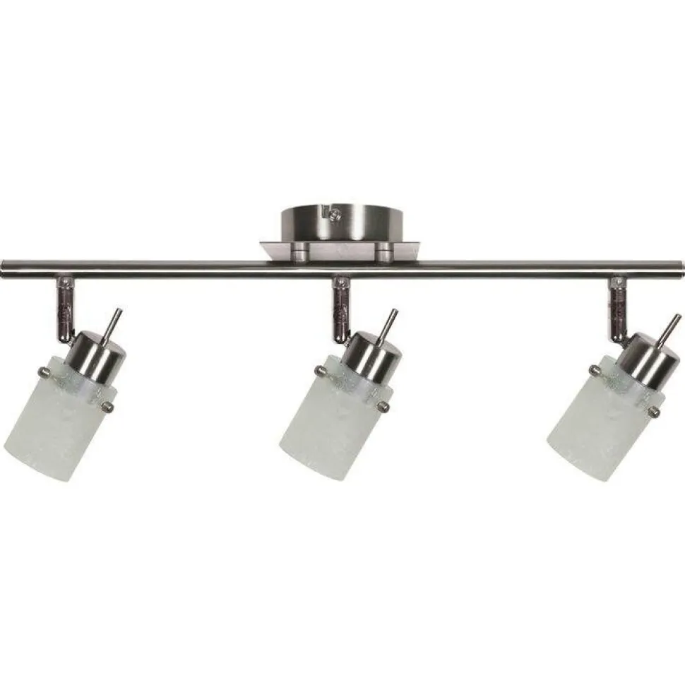 Lampa sufitowa Frozen listwa 3x40W G9 nikiel mat