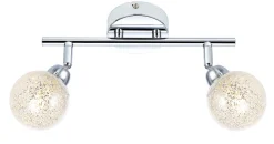 Lampa sufitowa Kaleidoscope listwa 2x4W  LED G9 chrom