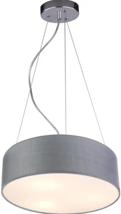 Lampa sufitowa Kioto 40 3x40W E27 jasno  szary