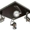 Lampa sufitowa L&h dukat 4x50W GU10  drewno