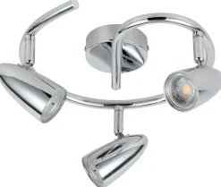 Lampa sufitowa Liberty spirala 3x4W LED  chrom