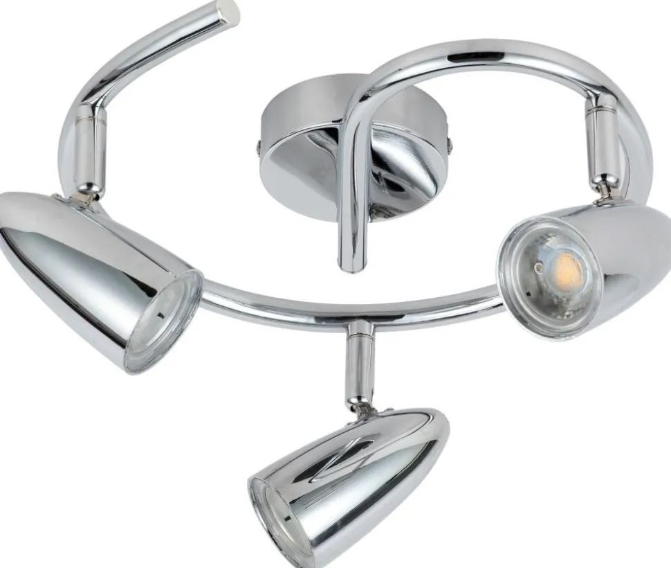 Lampa sufitowa Liberty spirala 3x4W LED chrom