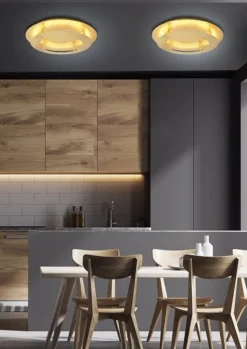 Lampa sufitowa Merle plafon 40 18W LED 3000K złoty