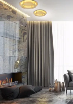 Lampa sufitowa Merle plafon 40 18W LED  3000K złoty