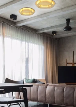 Lampa sufitowa Merle plafon 40 18W LED  3000K złoty